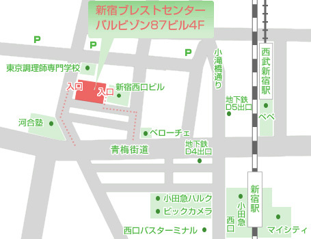 新宿ブレストセンター クサマクリニック地図